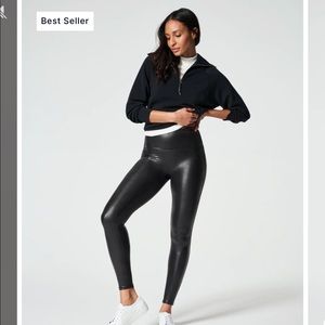 SPANX Faux Leather Leggings